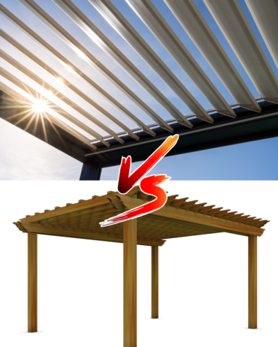 differenza tra pergola bioclimatica e pergola tradizionale