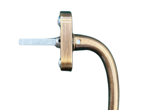 Maniglia Bussola in ottone per finestre e infissi