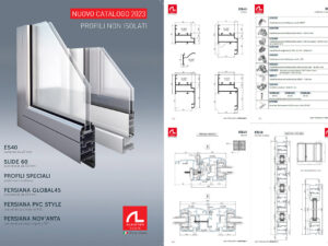 serramento in alluminio a taglio termico per infissi moderni