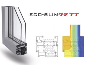 Serramento in alluminio a taglio termico ad alte prestazioni