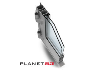 Infissi Alluminio Planet 53 a Battente