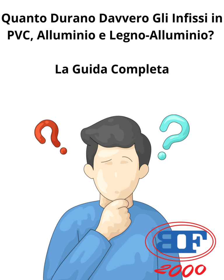 durata infissi pvc alluminio e legno alluminio