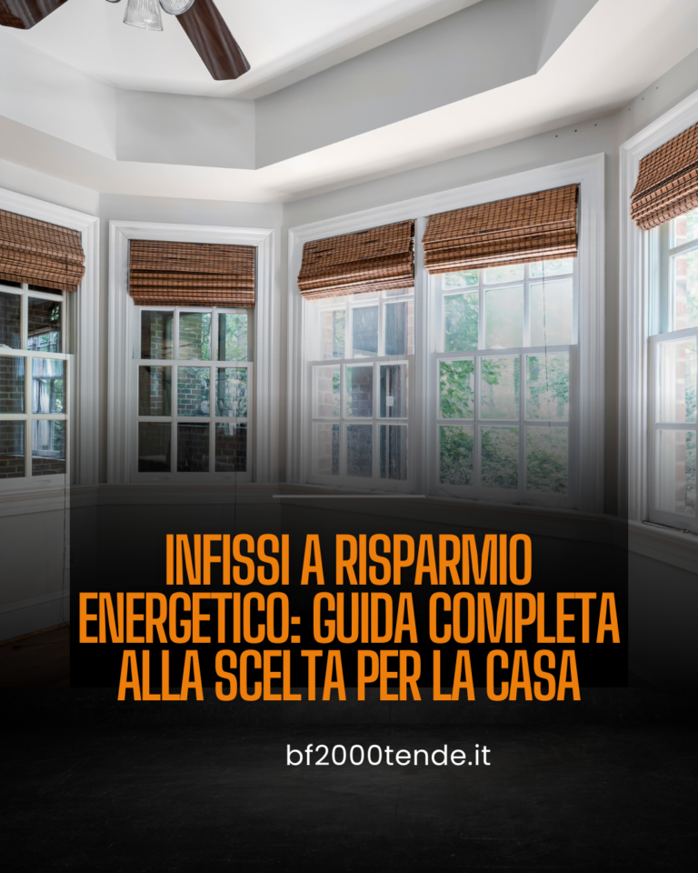 infissi a risparmio energetico