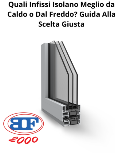infissi che isolano dal caldo e dal freddo