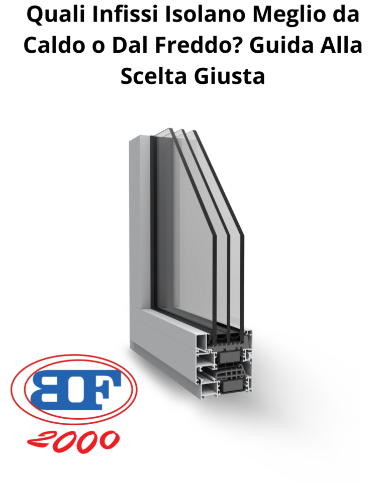 infissi che isolano dal caldo e dal freddo