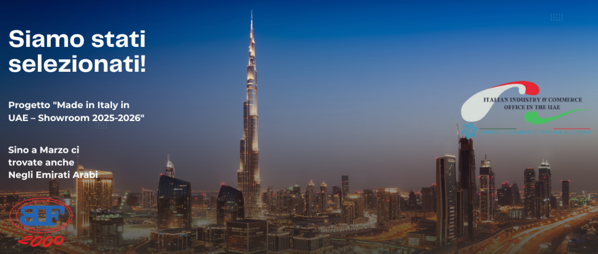 Progetto “Made in Italy in UAE – Showroom 2025-2026” Progetto Made in Italy in UAE – Showroom 2025-2026