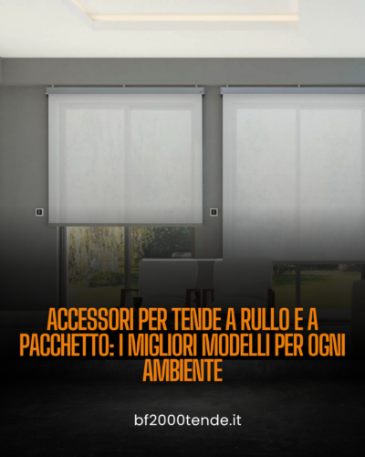 accessori per tende a rullo e a pacchetto