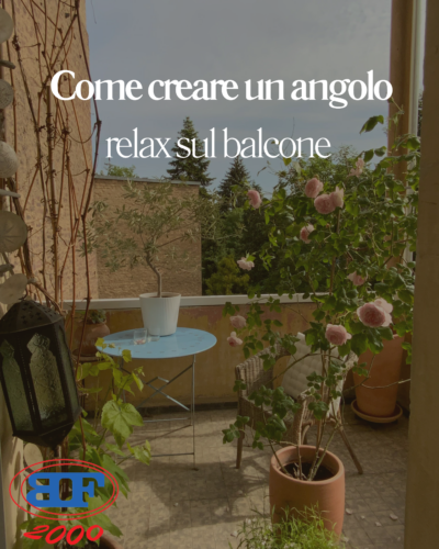 Balcone Piccolo? Trasformalo in uno spazio relax Come creare un angolo relax sul balcone