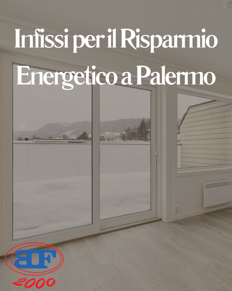 infissi risparmio energetico Palermo