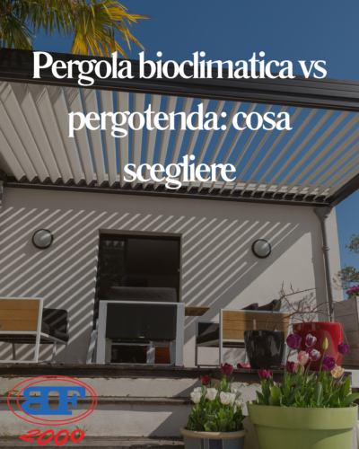 pergola bioclimatica vs pergotenda