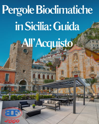 pergole bioclimatiche Sicilia