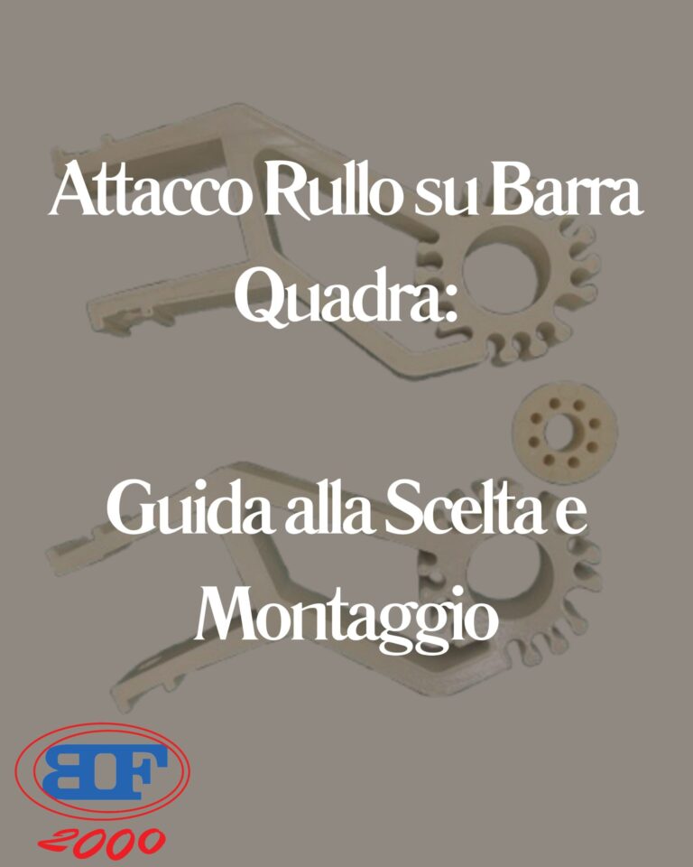 attacco rullo su barra quadra
