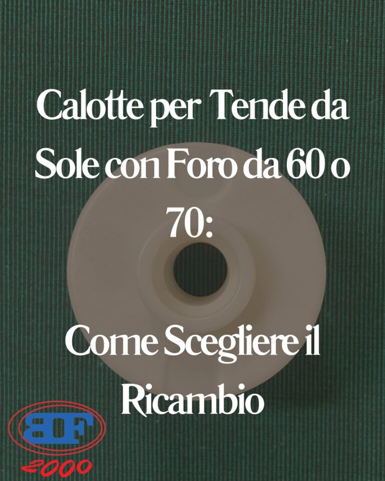 calotte con foro da 60 o 70 per tende da sole