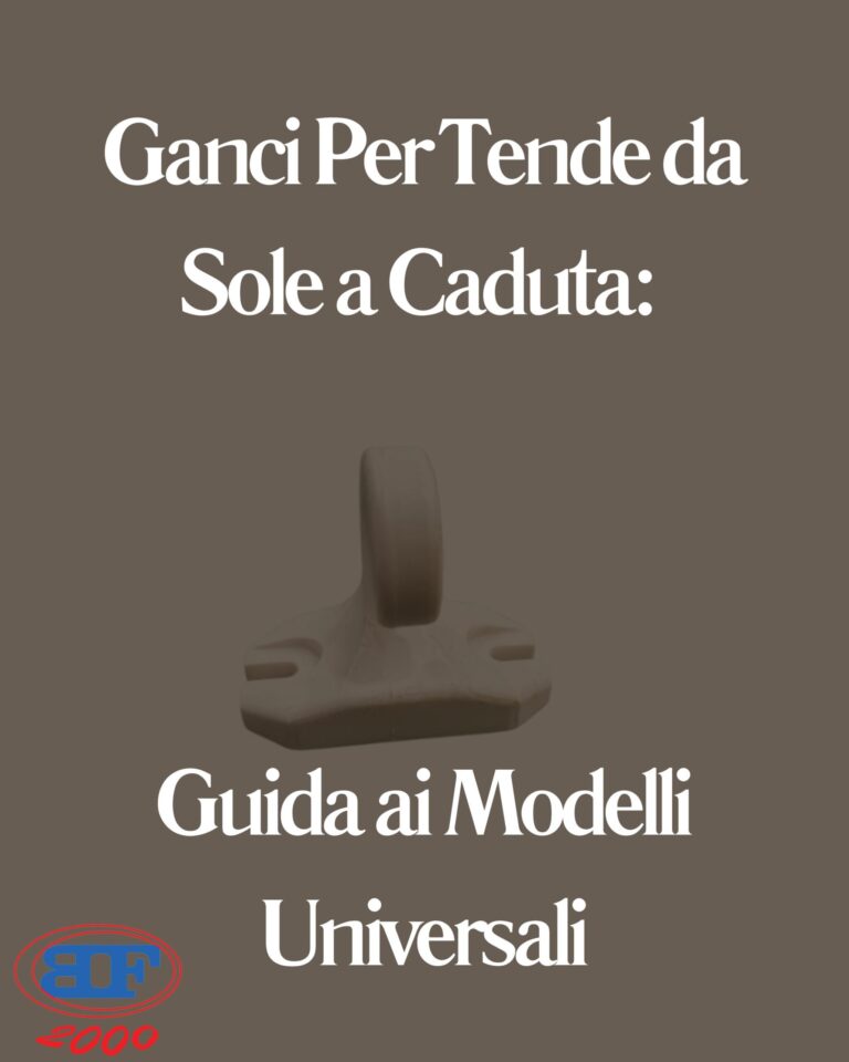 gancio per tenda da sole a caduta