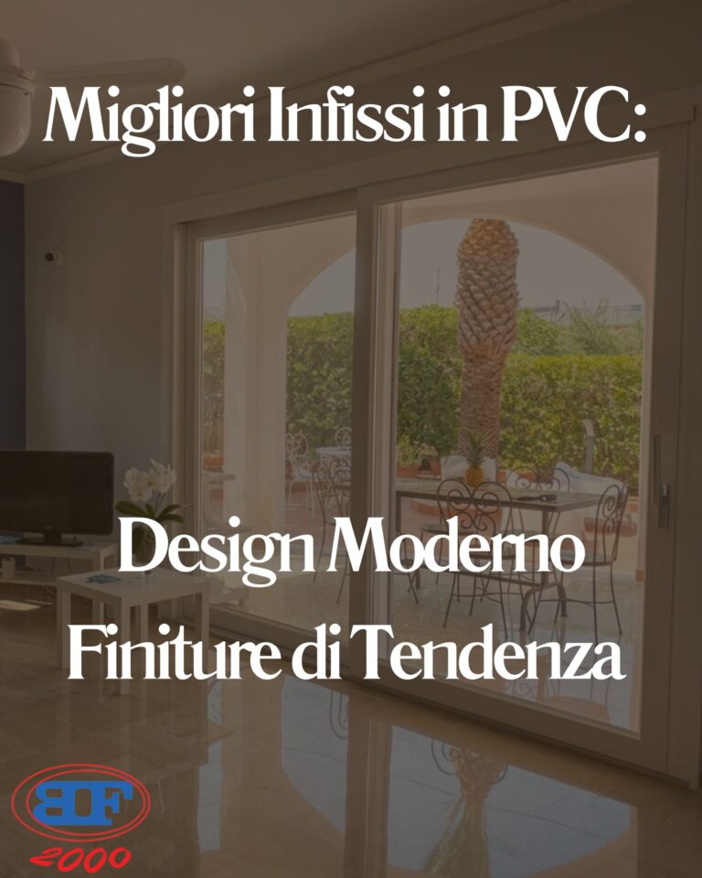 migliori infissi in pvc design moderno