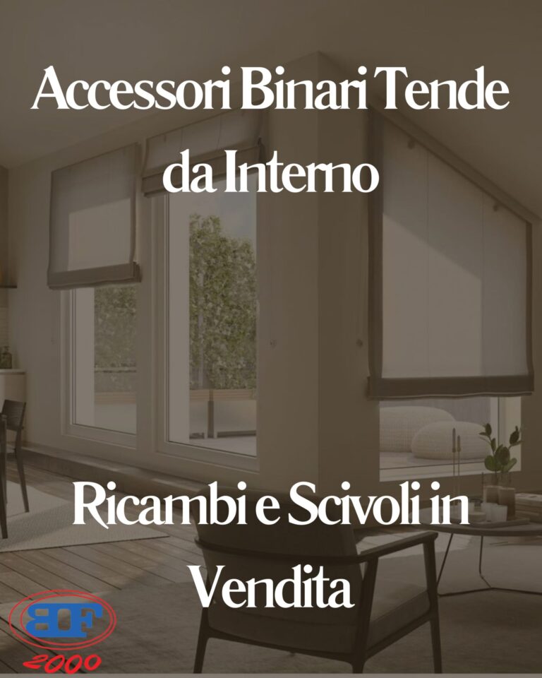 accessori binari tende da interno