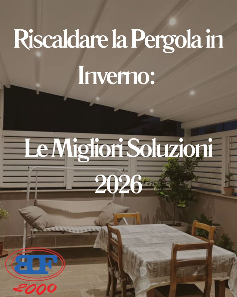 riscaldare la pergola in inverno soluzioni