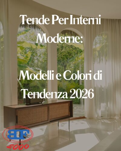 tende per interni modelli 2026