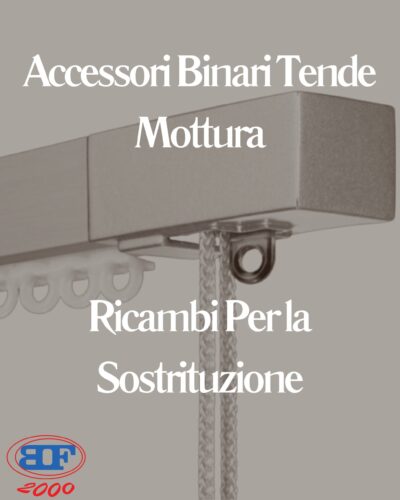 accessori binari tende Mottura sostituzione