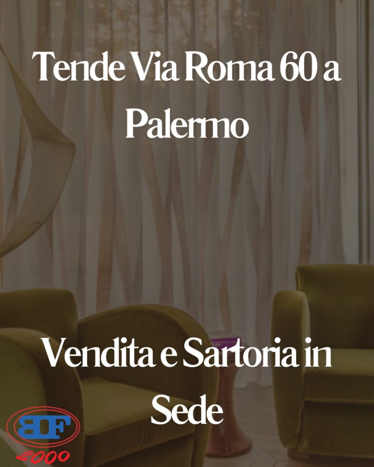 tende via roma 60 a palermo vendita e sartoria