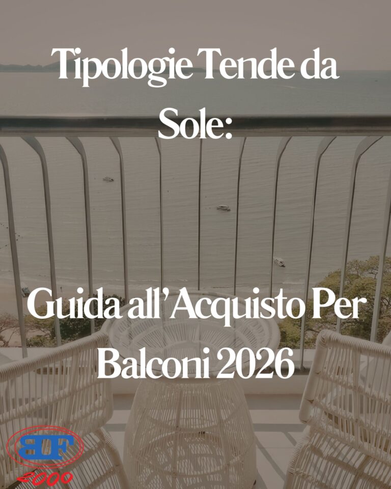 tipologie tende da sole per balconi e terrazzi