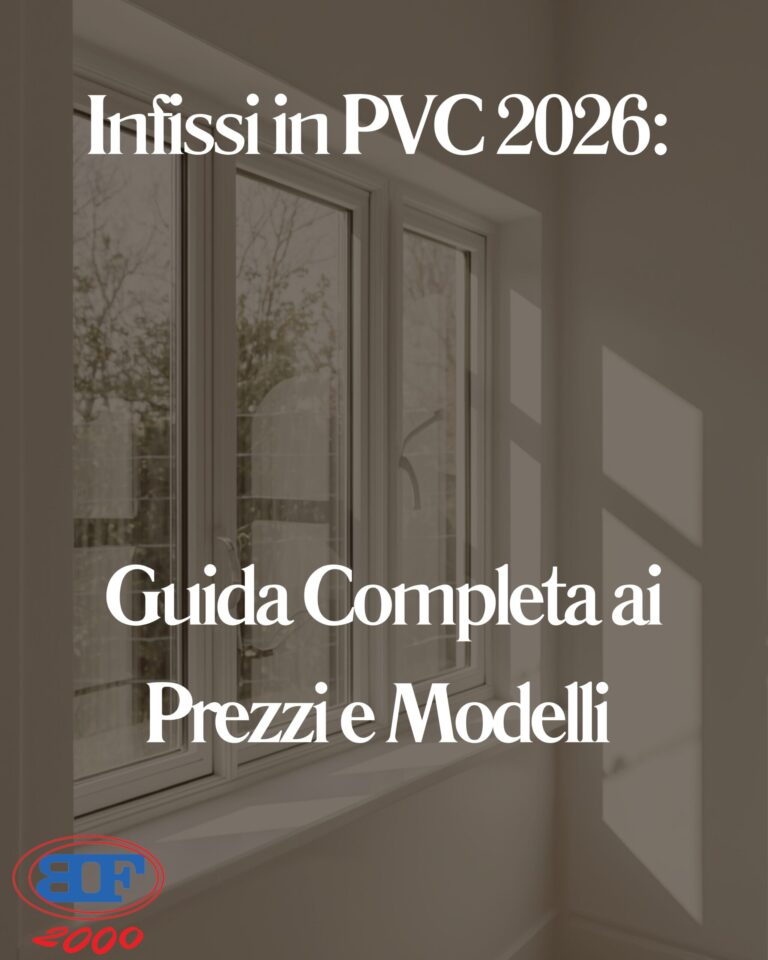 Infissi in PVC 2026: Guida Completa ai Prezzi e Modelli infissi in pvc 2026 guida ai prezzi e modelli