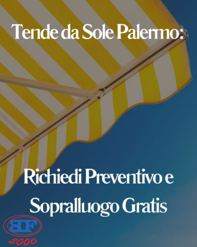 Tende da Sole Palermo: Richiedi Preventivo e Sopralluogo Gratis tende da sole Palermo Preventivo