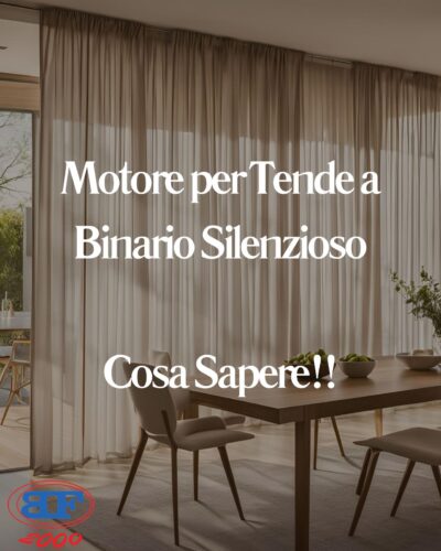 Motore per Tende a Binario Silenzioso: Cosa Sapere motore tende a binario silenzioso