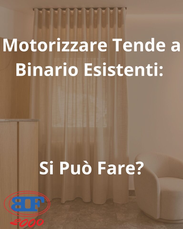 motorizzare tende a binario esistenti
